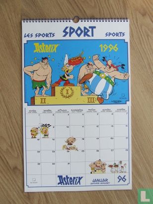 Asterix kalender 1996 Sport - Image 1