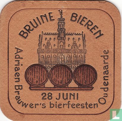 Bruine bieren Adriaen Brouwer feesten 28 juni 