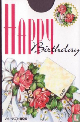 Cardbox voor Telefoonkaarten  Happy Birthday - Afbeelding 1