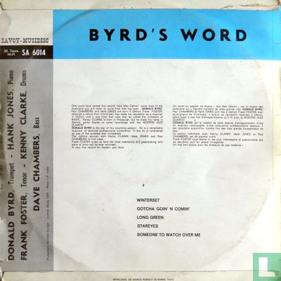 Byrd's Word - Afbeelding 2