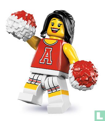Lego 8833-13 Red Cheerleader - Image 1