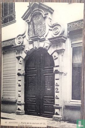 ANVERS - Porte de la maison n°31, Vieille Bourse - Afbeelding 1