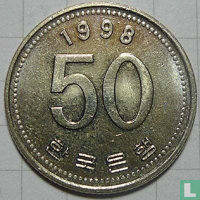 South Korea 50 won 1998 "FAO" - Image 1