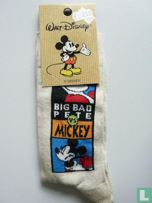 Mickey Mouse sokken maat 41/46 Beige
