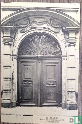 ANVERS - Porte de la maison n° 35, Vieille Bourse - Image 1