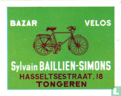 Bazar Velos Sylvain Baillien - Simons
