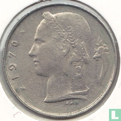 België 1 franc 1970 (NLD) - Afbeelding 1