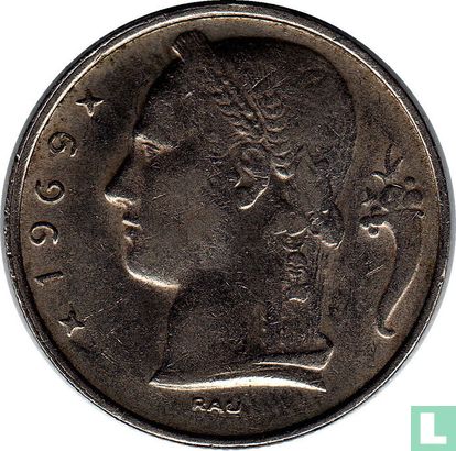 Belgien 5 Franc 1969 (NLD) - Bild 1