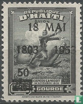 François Capois with overprint