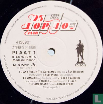 25 Jaar Top 40 Hits - Deel 1 - 1965-1968 - Image 3