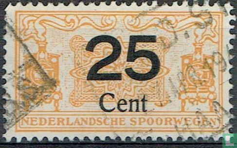 Railway stamp (11: 11 ½ toothing)