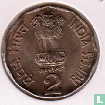 India 2 rupees 1992 (Bombay) - Afbeelding 2