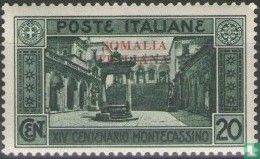 Monte Cassino, with overprint  