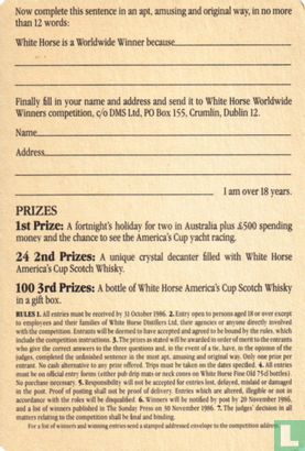 Whitehorse Whisky Contest Mat - Image 2