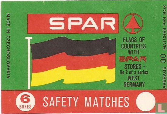 Flags of countries with Spar