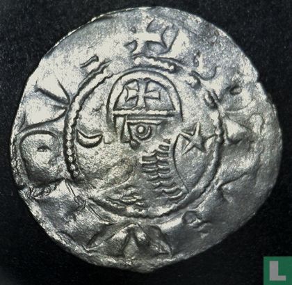 Byzantijnse Rijk, AR Denier, 1163-1188 AD, Bohemond III of later, Antiochie - Image 1