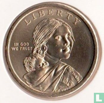 États-Unis 1 dollar 2011 (P) "1621 Wampanoag Treaty" - Image 2