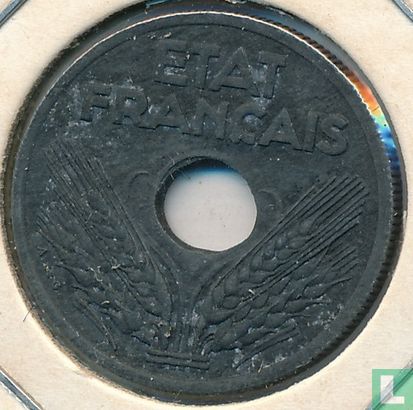 France 10 centimes 1942 (2.65 g) - Image 2