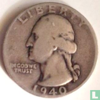 Verenigde Staten ¼ dollar 1940 (S) - Afbeelding 1