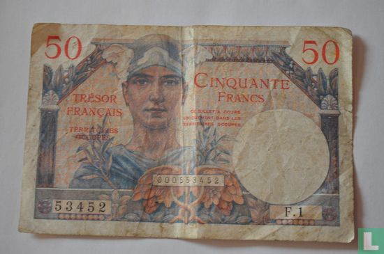 France 50 francs  - Afbeelding 1
