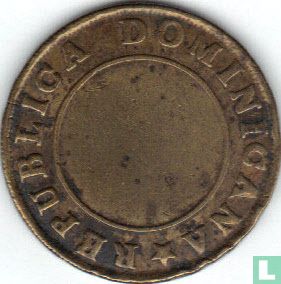 République dominicaine ¼ real 1848 (type 2) - Image 2