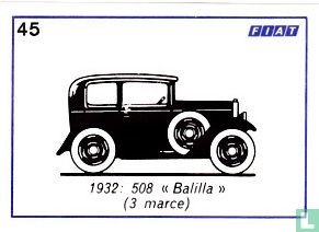 Fiat 508  - "Balilla" (3 marce) -1932
