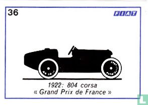 Fiat 804 corsa "Grand Prix de France" - 1922
