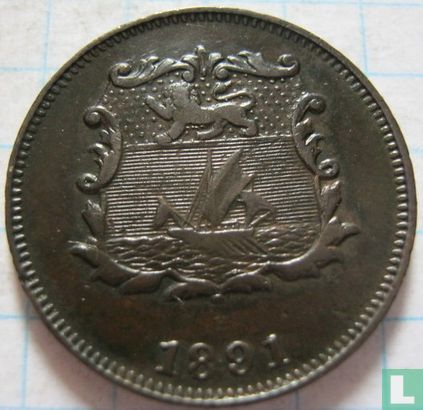 Brits Noord-Borneo ½ cent 1891 - Afbeelding 1