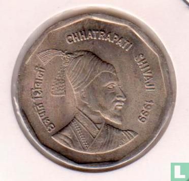 India 2 rupees 1999 (Mumbai) "Chhatrapati Shivaji" - Afbeelding 1