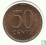 Litouwen 50 centu 1991 - Afbeelding 2