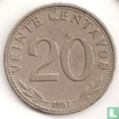 Bolivia 20 centavos 1967 - Afbeelding 1