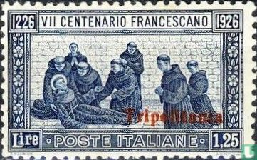 Franciscus van Assisi, met opdruk 