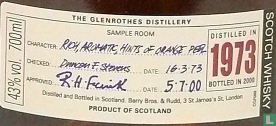The Glenrothes 1973 Vintage - Afbeelding 3