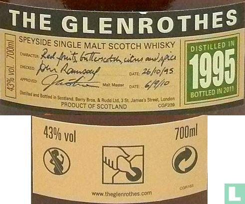 The Glenrothes 1995 Vintage - Image 3