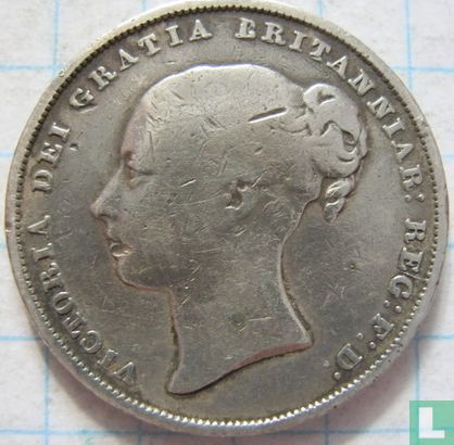 Verenigd Koninkrijk 1 shilling 1853 - Afbeelding 2