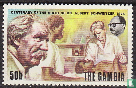 100th birthday Dr. Albert Schweitzer