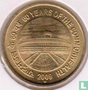 India 5 rupees 2009 (Mumbai) "60th Anniversary of Commonwealth" - Afbeelding 1