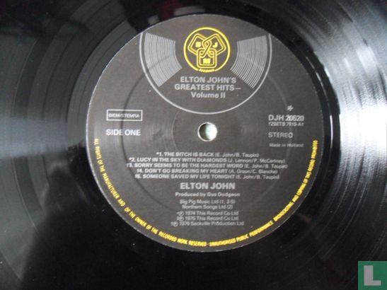 Elton John's Greatest Hits Volume II - Afbeelding 3