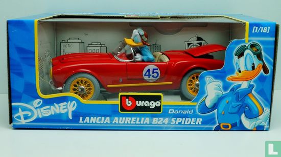 Lancia Aurelia B24 Spyder Donald Duck 1:18 - Afbeelding 1