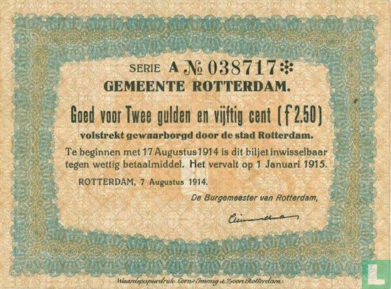 2 ½ Gulden 1914 city of Rotterdam