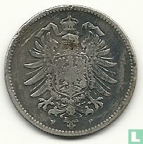 German Empire 1 mark 1876 (F) - Image 2