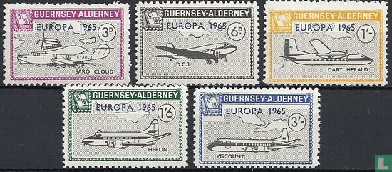 Guernsey-Alderney  Europa 1965