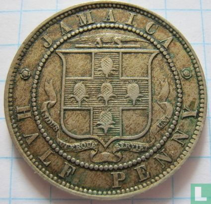 Jamaika ½ Penny 1882 - Bild 2