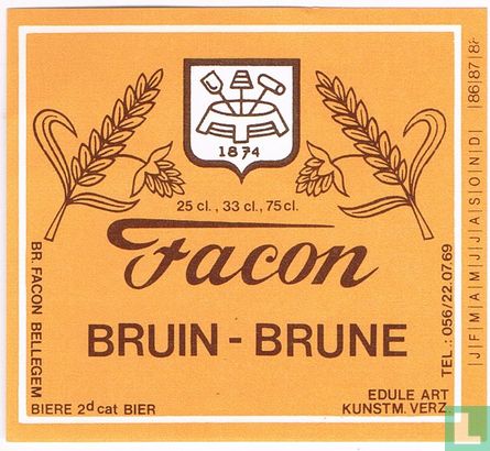 Facon Bruin- Brune