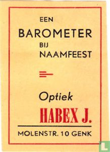 Barometer bij naamfeest - Habex J. - Bild 1