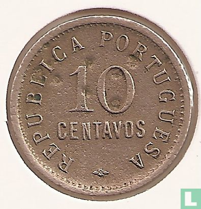 Angola 10 centavos 1922 - Afbeelding 2