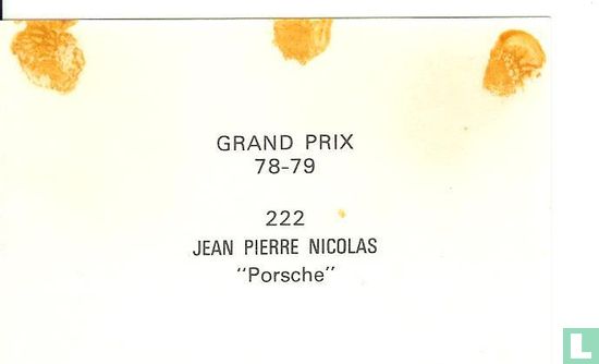 Jean Pierre Nicolas "Porsche" - Bild 2