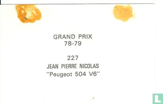 Jean Pierre Nicolas "Peugeot 504 V6" - Image 2