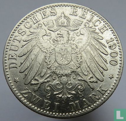 Hamburg 2 mark 1900 - Image 1
