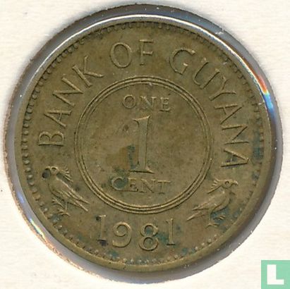 Guyana 1 cent 1981 - Image 1